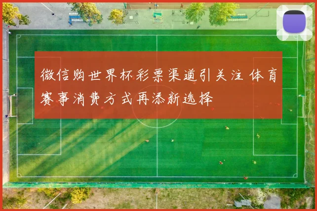 微信购世界杯彩票渠道引关注 体育赛事消费方式再添新选择